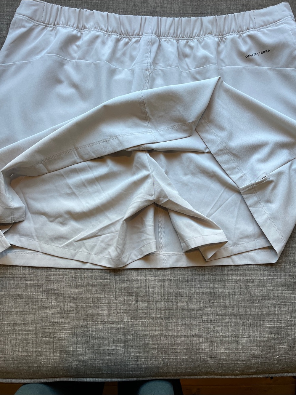 White Sierra West Loop Trail Stretch Skort Taupe NWT XL - Picture 6 of 8